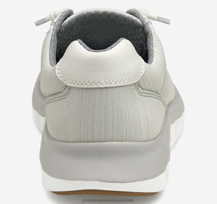Shoes White Breathable Full Grain XB6RX133 Johnston & Murphy Men Activate U-Throat - Image 3