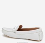Shoes White Calfskin XB6RX1201 Johnston & Murphy Women Maggie Chain Moc - Image 2