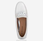 Shoes White Calfskin XB6RX1201 Johnston & Murphy Women Maggie Chain Moc - Image 4