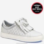 Shoes White Calfskin XB6RX1234 Johnston & Murphy Women Madison Perfed Hybrid