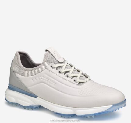 Shoes White Full Grain/Gray Knit XB6RX383 Johnston & Murphy Men XC4 GT4 Luxe U-Throat