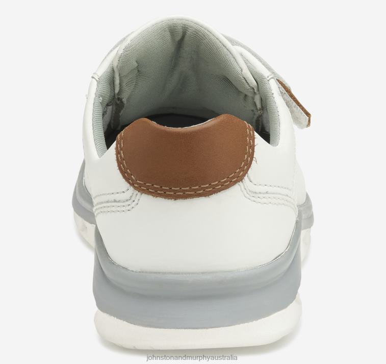 Shoes White Full Grain XB6RX1313 Johnston & Murphy Boy Little Kid Activate U-Throat - Image 3