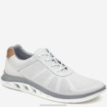 Shoes White Full Grain XB6RX93 Johnston & Murphy Men Activate U-Throat