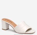 Shoes White Glove Leather XB6RX1204 Johnston & Murphy Women Evelyn Slide