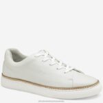Shoes White Glove Leather XB6RX1235 Johnston & Murphy Women Callie Lace-to-Toe