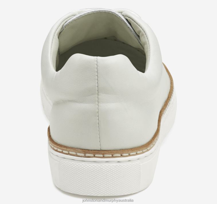 Shoes White Glove Leather XB6RX1235 Johnston & Murphy Women Callie Lace-to-Toe - Image 3