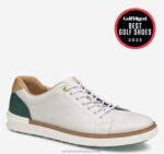 Shoes White/Green Full Grain XB6RX226 Johnston & Murphy Men McGuffey GL1 Hybrid Lace-To-Toe