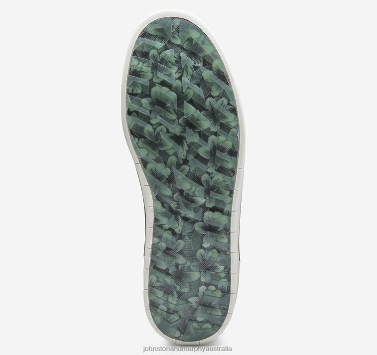Shoes White/Green Full Grain XB6RX226 Johnston & Murphy Men McGuffey GL1 Hybrid Lace-To-Toe - Image 4