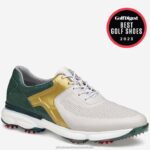 Shoes White/Green Full Grain XB6RX272 Johnston & Murphy Men XC4 GT2 Luxe U-Throat
