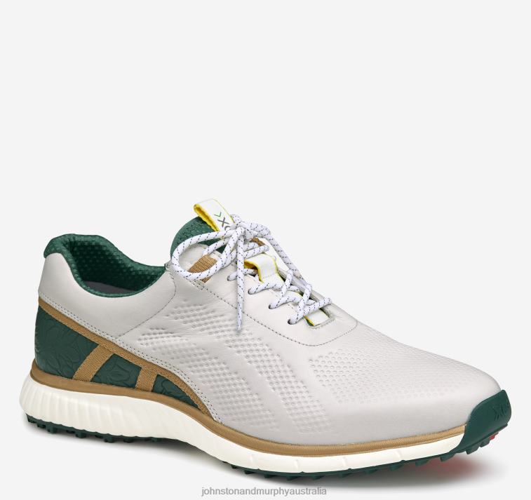 Shoes White/Green Full Grain XB6RX387 Johnston & Murphy Men XC4 H3-Luxe Hybrid - Image 1