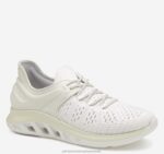 Shoes White Knit/Nylon XB6RX1193 Johnston & Murphy Women Activate Knit U-Throat
