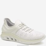 Shoes White Knit/Nylon XB6RX1193 Johnston & Murphy Women Activate Knit U-Throat