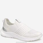Shoes White Knit XB6RX1211 Johnston & Murphy Women Escape Knit Slip-On