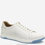 Shoes White Knit XB6RX94 Johnston & Murphy Men Daxton Knit Lace-Up