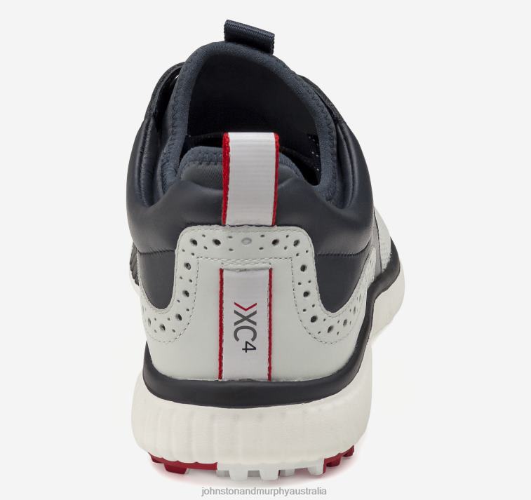 Shoes White/Navy Full Grain XB6RX28 Johnston & Murphy Men XC4 H1-Luxe Hybrid - Image 3