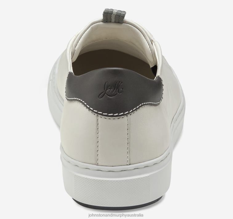 Shoes White Sheepskin XB6RX296 Johnston & Murphy Men Anson Lace-to-Toe - Image 3