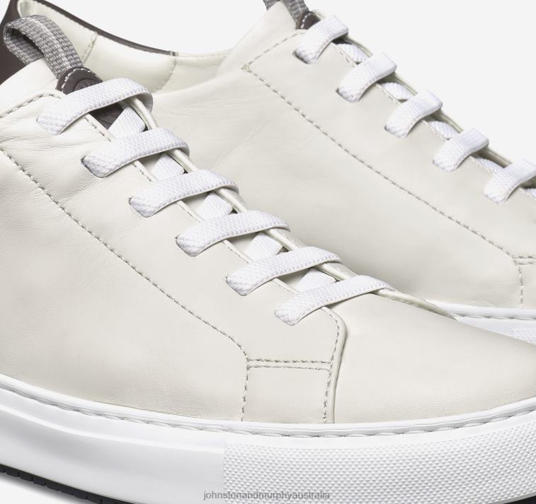 Shoes White Sheepskin XB6RX296 Johnston & Murphy Men Anson Lace-to-Toe - Image 5