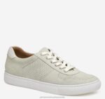 Shoes White Suede/Sheepskin XB6RX98 Johnston & Murphy Men Banks U-Throat