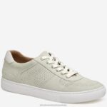 Shoes White Suede/Sheepskin XB6RX98 Johnston & Murphy Men Banks U-Throat