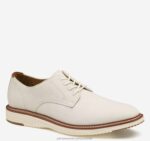 Shoes White Tumbled Nubuck XB6RX145 Johnston & Murphy Men Upton Plain Toe