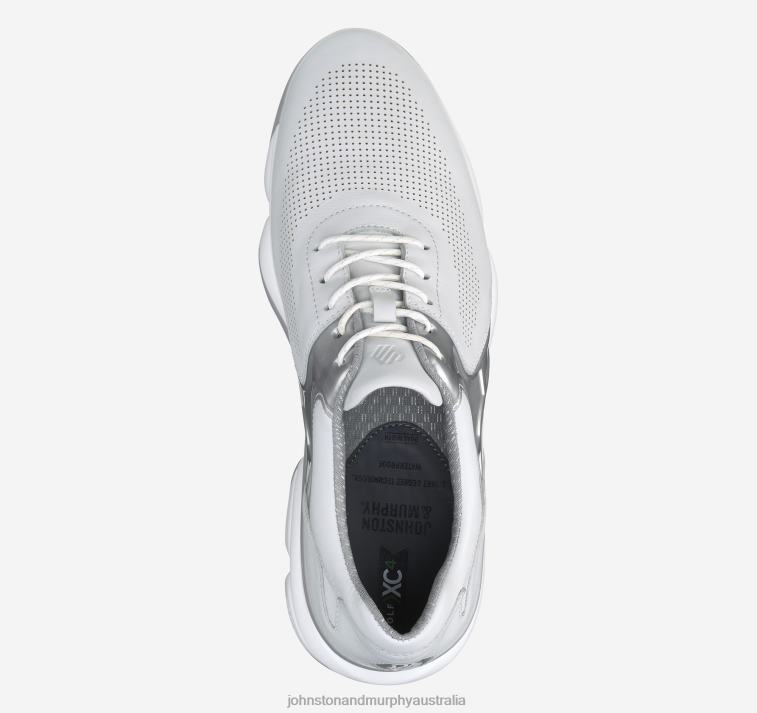 Shoes White Waterproof Full Grain/Gray TPU XB6RX119 Johnston & Murphy Men XC4 GT2 Luxe U-Throat - Image 2
