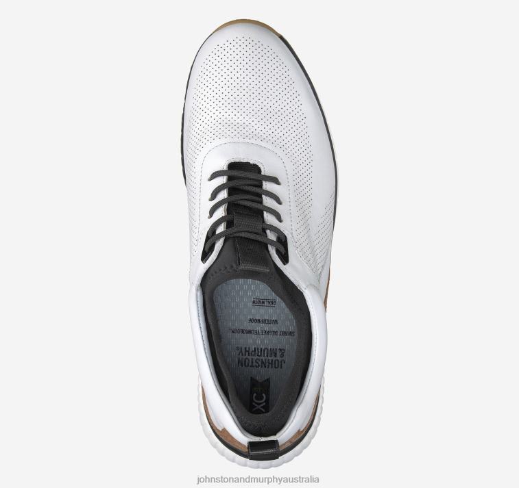 Shoes White Waterproof Full Grain XB6RX64 Johnston & Murphy Men XC4 H1-Luxe Hybrid - Image 2