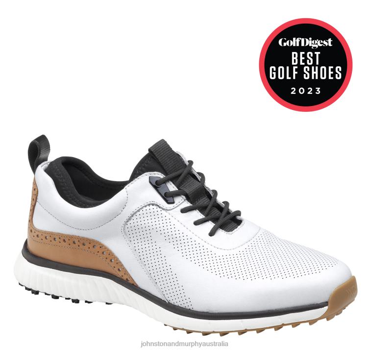 shoes_white_waterproof_full_grain_xb6rx64_johnston_murphy_men_xc4_h1_luxe_hybrid.jpg Shoes White Waterproof Full Grain XB6RX64 Johnston & Murphy Men XC4 H1-Luxe Hybrid - Image 1