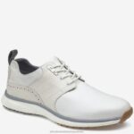 Shoes White/White Croc-Embossed Full Grain XB6RX365 Johnston & Murphy Men XC4 H2-Luxe Hybrid Saddle